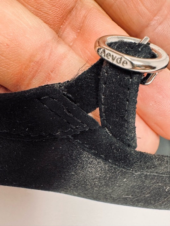 AEYDE Uma satin and suede Mary Jane flats summer ‘26 collection, Italy, size 39 - Picture 11 of 12